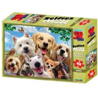 3D Puzzle-48 «Собаки селфи 2»