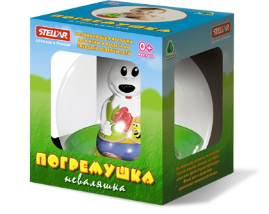 Погремушка Неваляшка "Мишка"