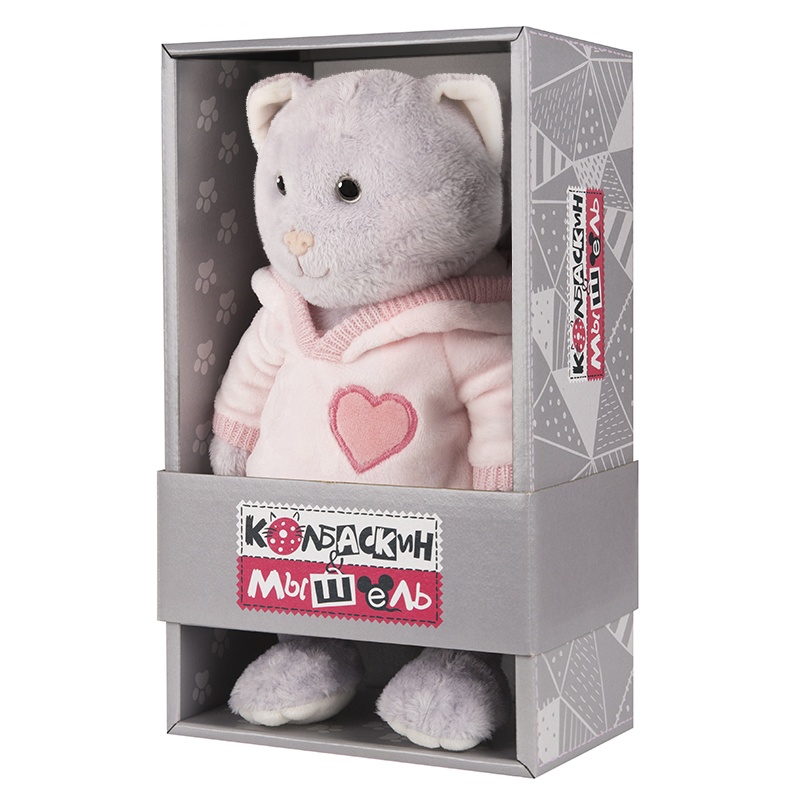 Мягкая игрушка "Мышель в Розовом Худи", 20 см