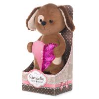 Мягкая игрушка "Романтичный щенок с сердечком"