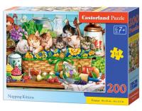 Puzzle-200 "Дремлющие котята"