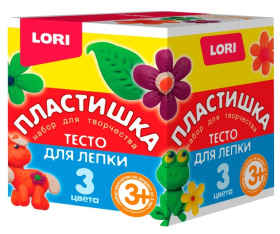 Тесто для лепки Набор №16, 3 цвета