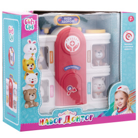 Набор "Доктор" "Girl's Club", в комплекте: животные, аксессуары, световые и звуковые эффекты Набор "Доктор" "Girl's Club", в комплекте: животные, аксессуары, световые и звуковые эффекты
