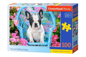 Puzzle-100 "Щенок Французского Бульдога"
