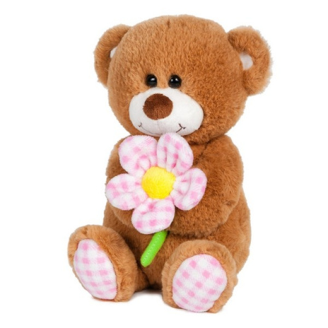Мягкая Игрушка Maxitoys, Мишка с Ромашкой, 20 см