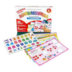 Игра магнитная "Арифметика магнитная с заданиями"