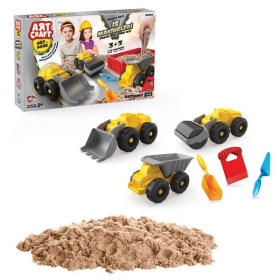 Набор кинетический песок "Большая стройка" ART SAND 750г