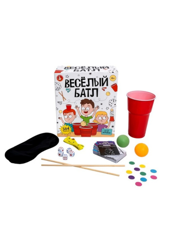 Игра настольная "Весёлый баттл" 12+, в/к