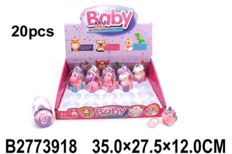 Игрушка "Единорог" (20 шт в наборе), в/к 35*27,5*12 см