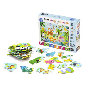 Baby Games. Пазл фигурный 50 эл. Дикие джунгли