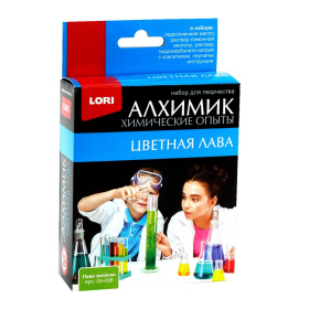 Химические опыты. Лава зеленая