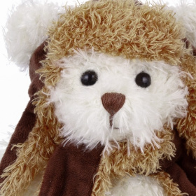 Мягкая Игрушка RELANA, Мишка в шапочке и шарфике, 22 см Мягкая Игрушка RELANA, Мишка в шапочке и шарфике, 22 см