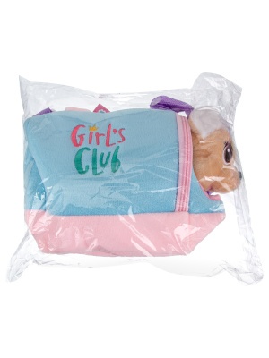 Собачка "Girl's Club" мягконабивная в сумочке-переноске