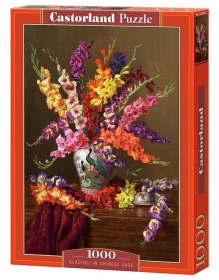 Puzzle-1000 "Гладиолусы в вазе"