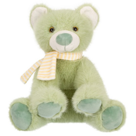 Мишка зеленый в шарфике, 25 см Мишка зеленый в шарфике, 25 см