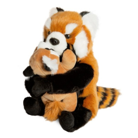 Мягкая Игрушка MAXITOYS, Красная Панда с Малышом, 25 см