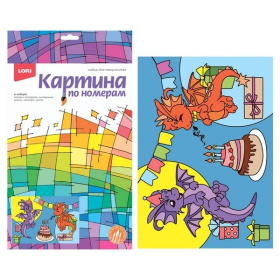 Картина по номерам для малышей "С Днём рождения!", европодвес