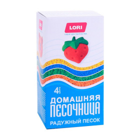 Радужный песок 4 цвета по 80 гр.