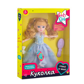Кукла "Girls Club" 30 см с аксесуарами, ручки и ножки шарнирные Кукла "Girls Club" 30 см с аксесуарами, ручки и ножки шарнирные