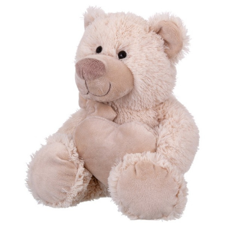 Мягкая Игрушка RELANA, Мишка с бантом и сердцем, 24 см