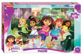Мозаика "puzzle" 360 "Даша и друзья" (Никелодеон)