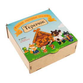 Фигурки пазлы для кукольного театра "Теремок" 20*19см