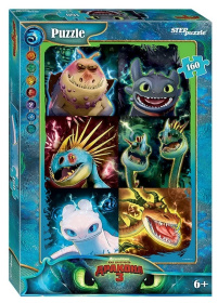 Мозаика "puzzle" 160 "Как приручить дракона - 3" (DreamWorks)