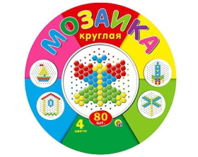 Мозаика круглая, 80 эл,