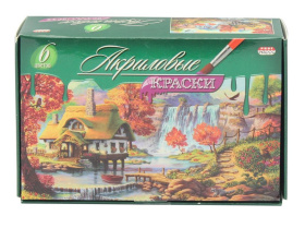 Краски акриловые 6 цв. 20 мл.