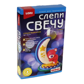 Слепи свечу "Спящий медвежонок"