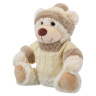Мягкая Игрушка RELANA, Мишка в шапочке и свитере, 20 см