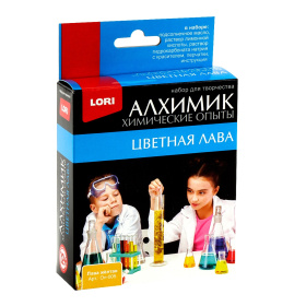 Химические опыты. Лава желтая