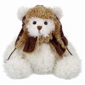 Мягкая Игрушка RELANA, Мишка в шапочке и шарфике, 22 см Мягкая Игрушка RELANA, Мишка в шапочке и шарфике, 22 см