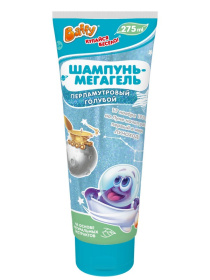 Шампунь-мегагель детский серии "Космический" ТМ "Baffy"