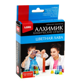 Химические опыты. Лава красная