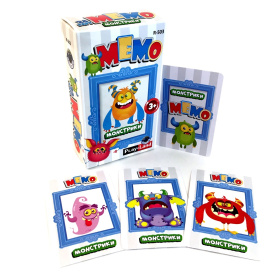 Настольная игра "МЕМО. Монстрики"