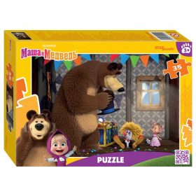 Мозаика "puzzle" 35 "Маша и Медведь (нов.)"