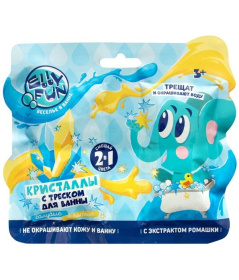 Кристаллы с треском Ellyfun 2 в 1 голубой/желтый Кристаллы с треском Ellyfun 2 в 1 голубой/желтый