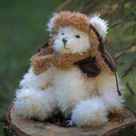 Мягкая Игрушка RELANA, Мишка в шапочке и шарфике, 22 см Мягкая Игрушка RELANA, Мишка в шапочке и шарфике, 22 см