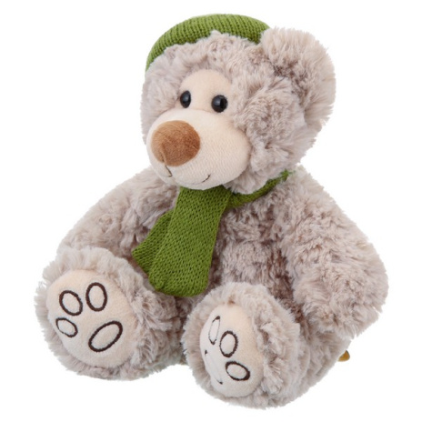 Мягкая Игрушка RELANA, Мишка в шапочке и шарфике, 18 см