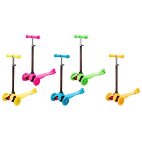 Самокат трехкол. колеса: PU, светящиеся Самокат трехкол. колеса: PU, светящиеся