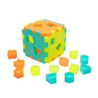 Кубик-сортер логический, в сетке