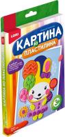 Картина из пластилина "Зайка"