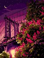 Картина по номерам холст на подрамнике 40*50 см "Манхеттенский мост"