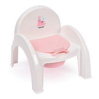 Горшок-стул розовый