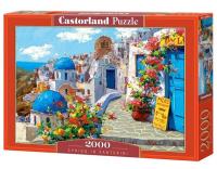 Puzzle-2000 "Весна в Санторини"