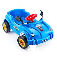 Машина-каталка педальная Cool Riders, с клаксоном,синяя
