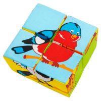 Игрушка кубики "Собери картинку. Птицы"