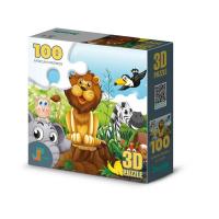 3D-Puzzle-100 «Африканские друзья»