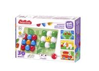 Мозаика для самых маленьких Baby Toys "Цветочек" d 40/6 цв (39 эл)